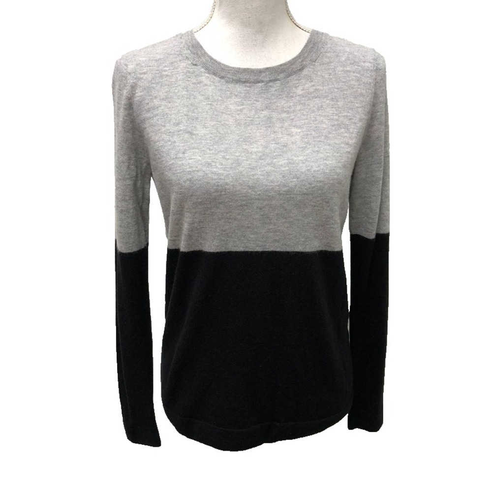 The Cashmere Project Sweater Jumper Womens Small Black Gray Office Teacher